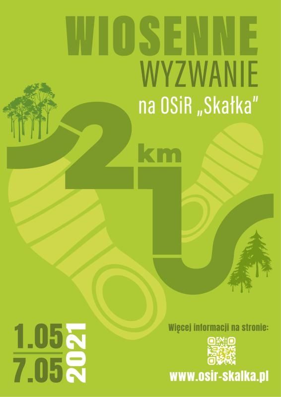 Wiosenne Wyzwanie - 21 km na OSiR Skałka